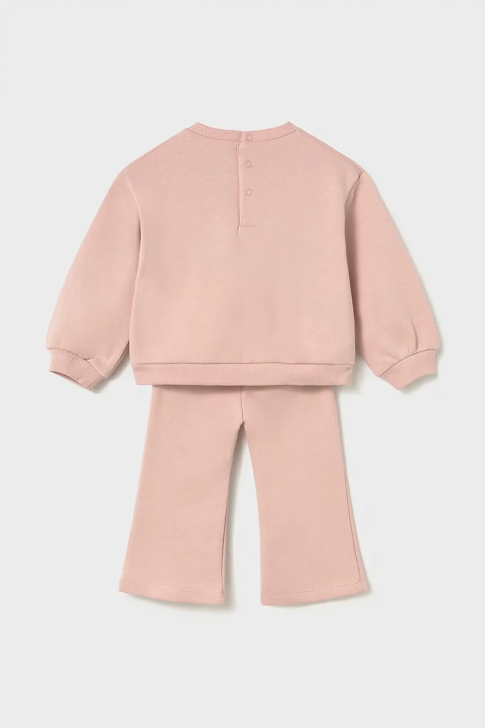 Mayoral σετ φόρμας παιδικό με βαμβάκι 2838.4B.Baby.9BY2 ροζ AW26