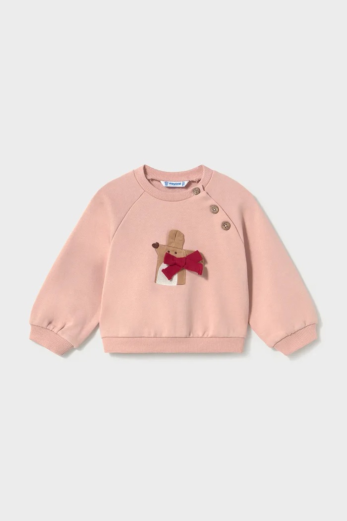 Mayoral комплект на каждый день для детей с хлопком 2837.4A.Baby.9BY2 розовый AW26