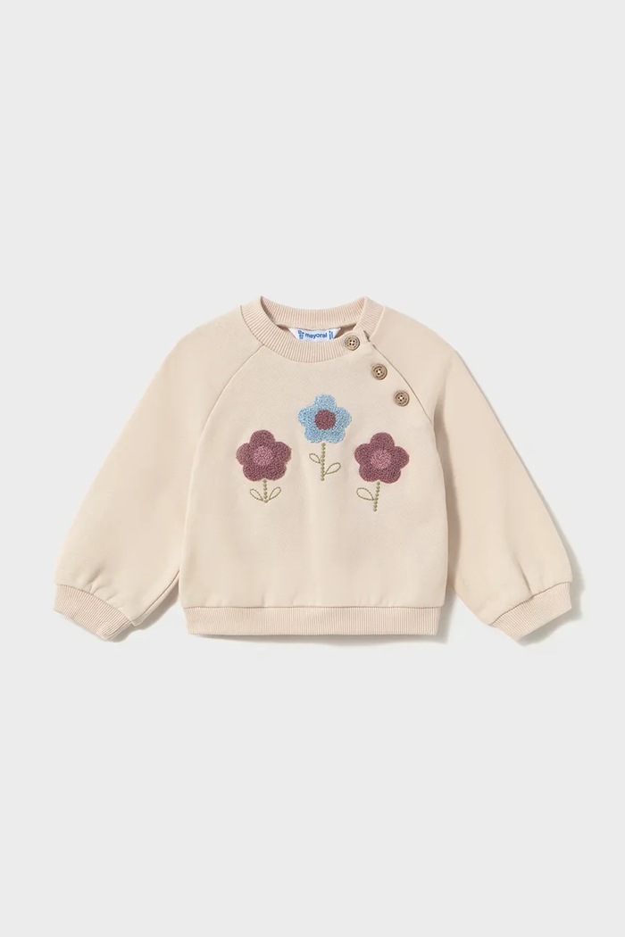 Mayoral комплект на каждый день для детей с хлопком 2837.4A.Baby.9BY2 бежевый AW26