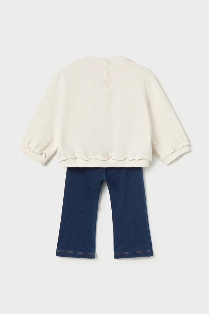 Mayoral для детей с хлопком 2706.4D.Baby.9BY2 бежевый AW26