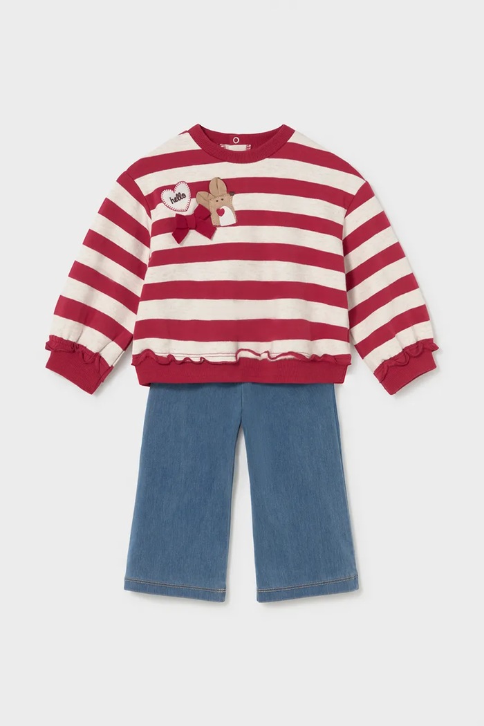 Mayoral дитяче з бавовною 2706.4D.Baby.9BY2 рожевий AW26