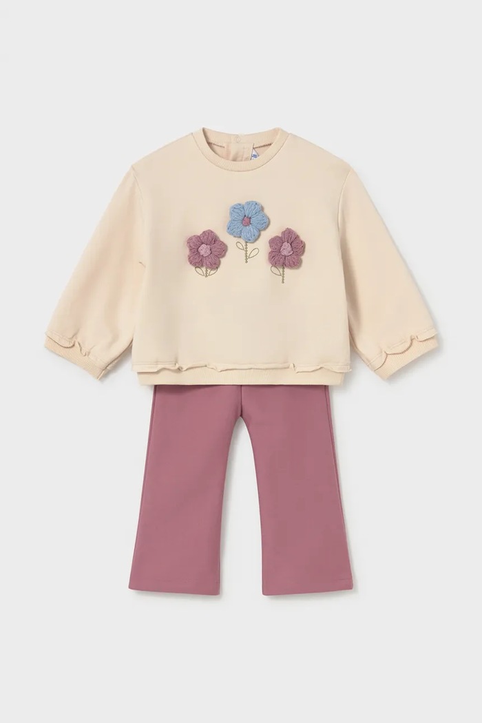 Mayoral дитяче з бавовною 2706.4D.Baby.9BY2 бежевий AW26