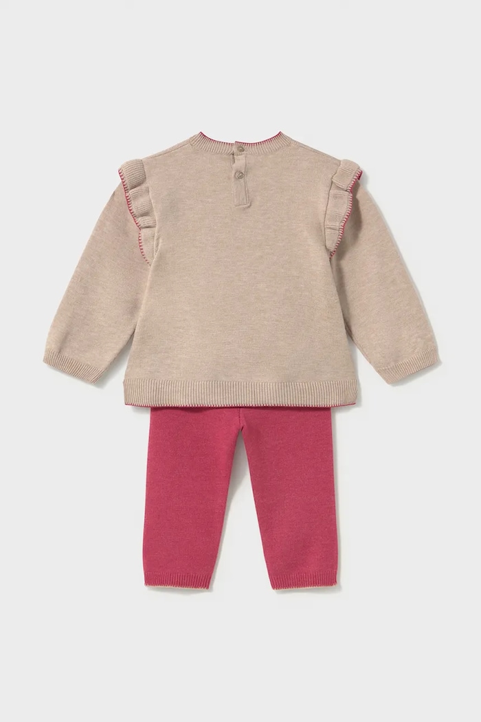 Mayoral komplet dziecięcy 2557.4G.Baby.9BY2 różowy AW26