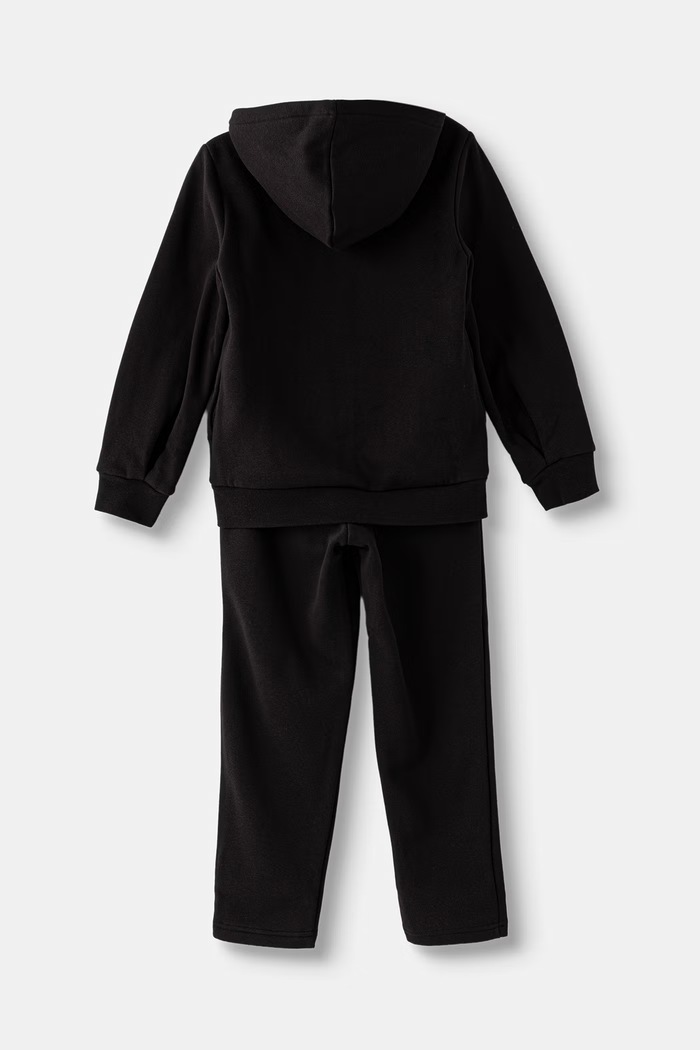 Puma dres dziecięcy z bawełną ESS SCRIPT Sweat Suit 695209.9BY2 czarny AW26