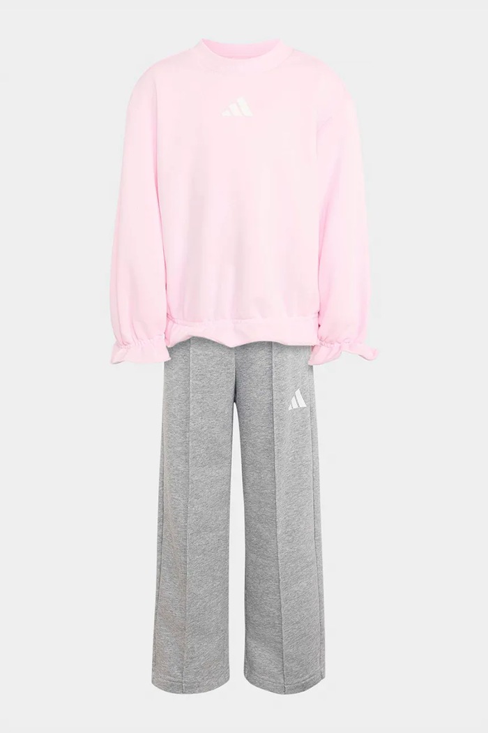 adidas trenirka otroška z bombažem KT4154 roza AW26