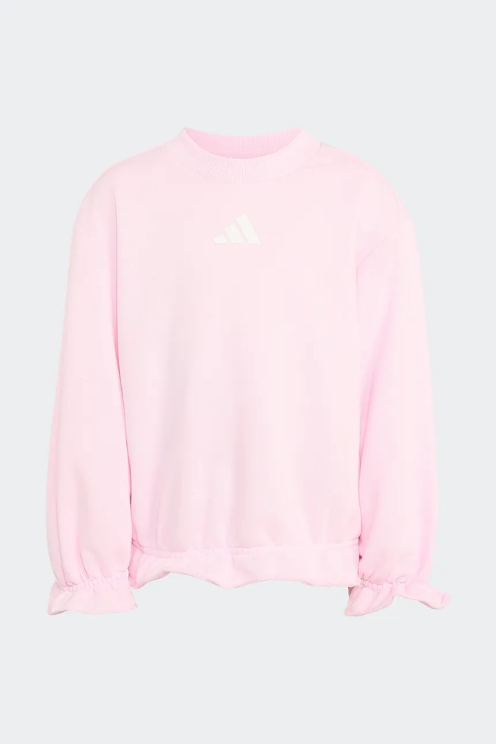 Deklice adidas trenirka otroška z bombažem KT4154 roza