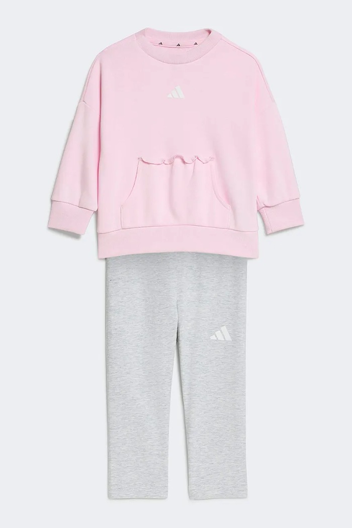 adidas σετ παιδικό με βαμβάκι ροζ KS7598