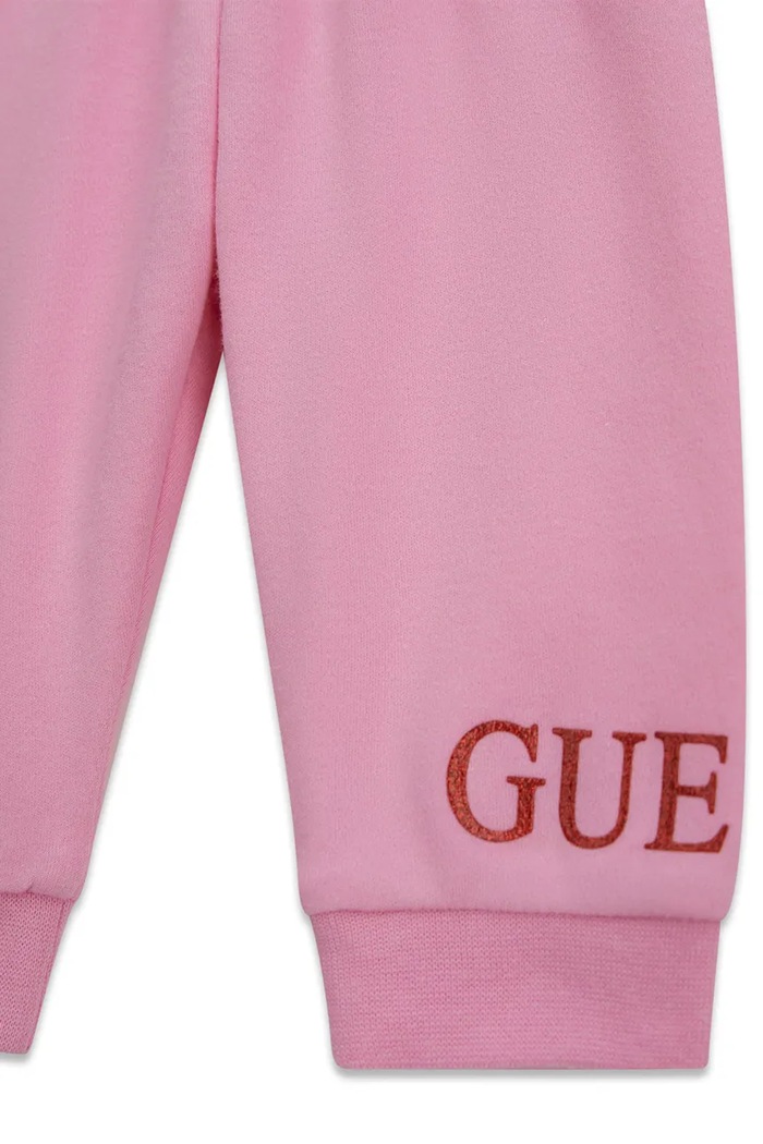 Guess komplet codzienny dziecięcy bawełniany S6YG04.K3930.9BY2 różowy