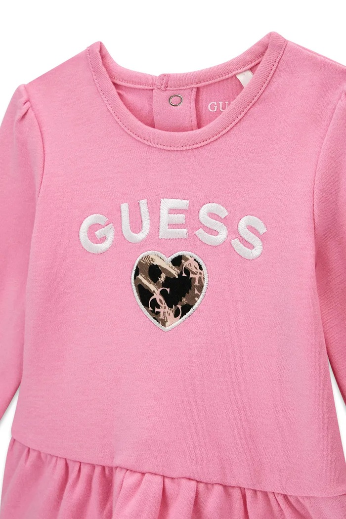 Dziewczynka Guess komplet codzienny dziecięcy bawełniany S6YG02.K3925.9BY2 różowy