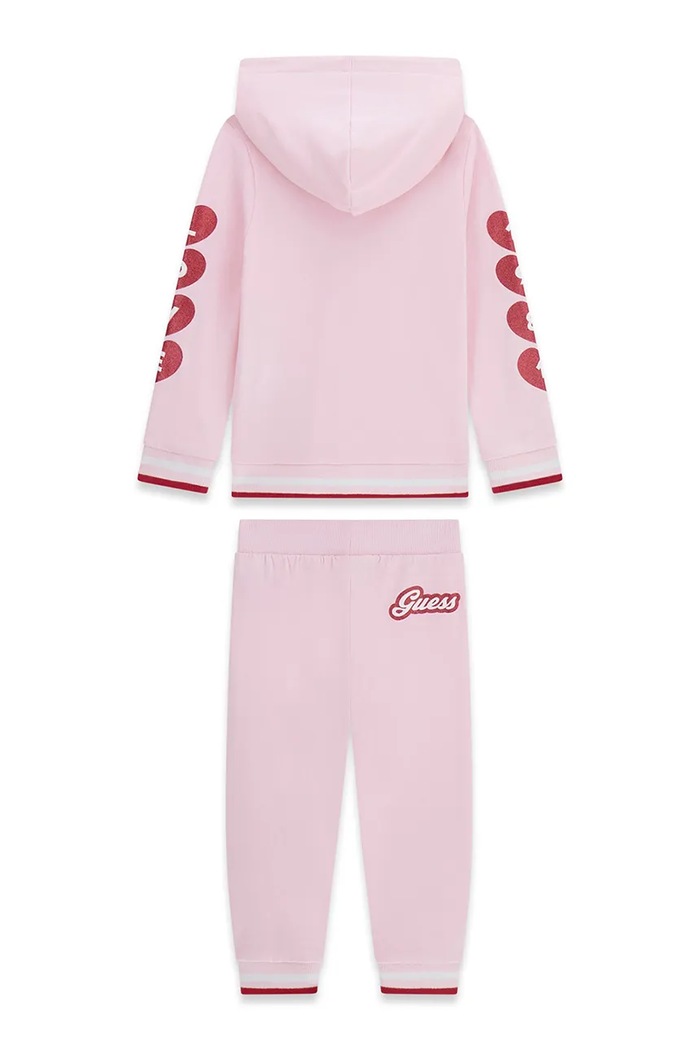 Guess teplákový set dětský bavlněný K6YG01.K3837.9BY2 růžová AW26