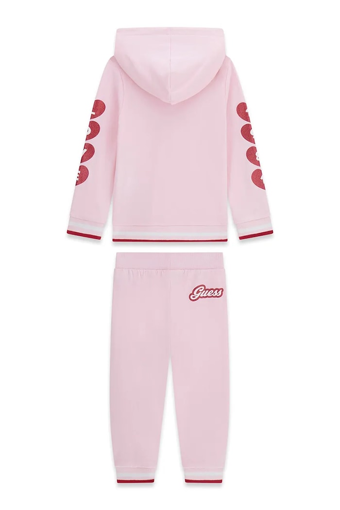Guess teplákový set dětský bavlněný K6YG01.K3837.9BY2 růžová AW26