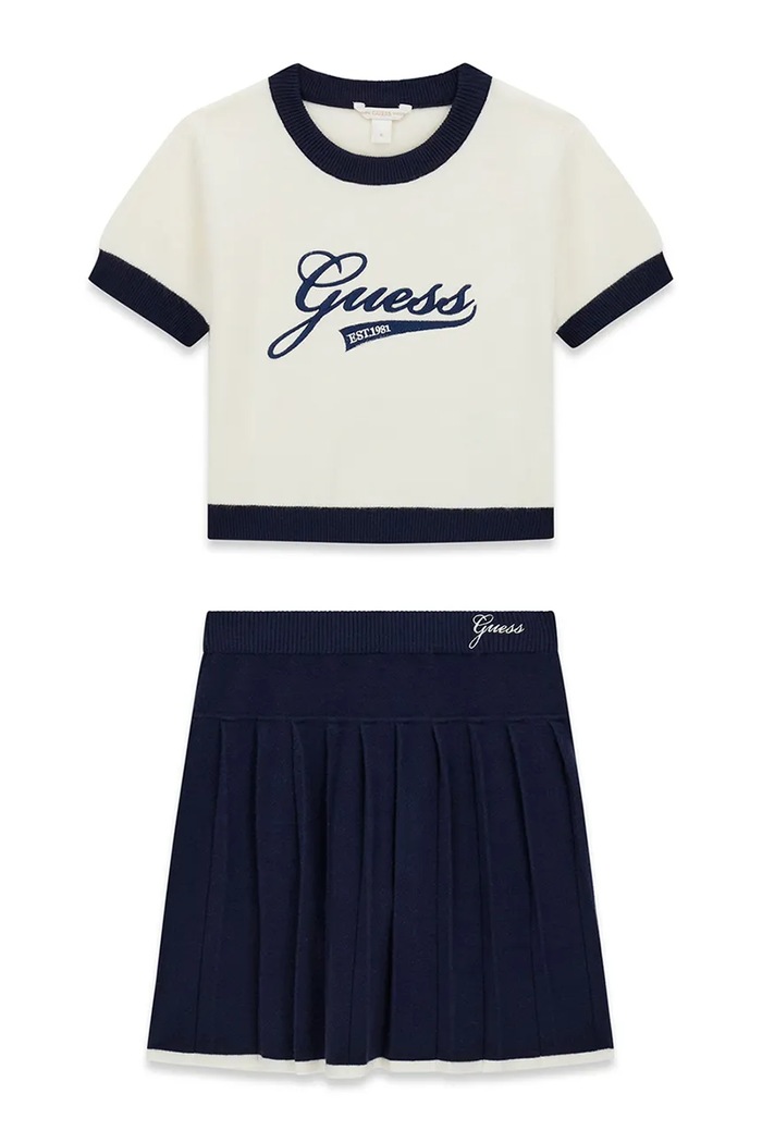 Guess komplet dziecięcy z wiskozą beżowy J6YG02.Z0829.9BY2