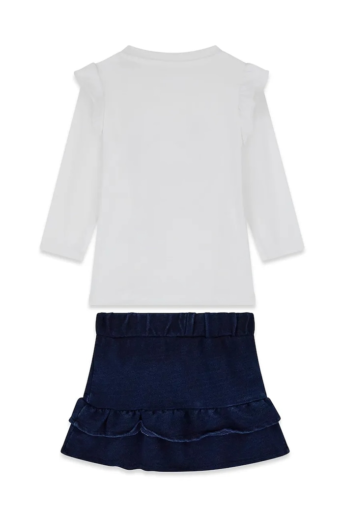 Guess Komplet dziecięcy bawełniany A6YG15.K3972.9BY2 biały AW26