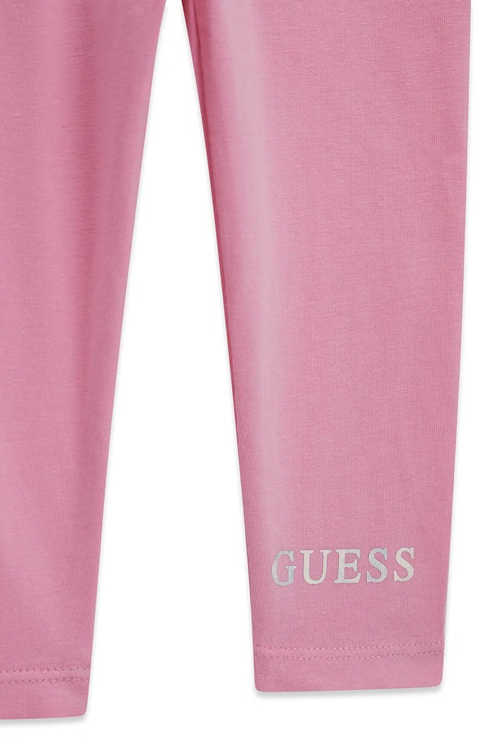 Guess komplet dziecięcy bawełniany różowy A6YG03.K3898.9BY2