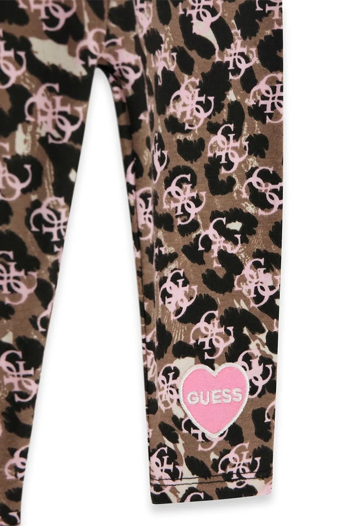 Guess každodenní set dětský bavlněný s elastanem růžová A6YG02.K3896.9BY2