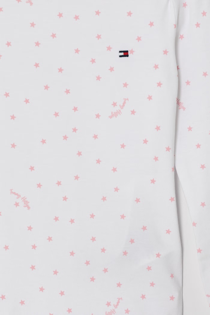 Tommy Hilfiger komplet niemowlęcy bawełniany z elastanem KN0KN02277.9BY2.G