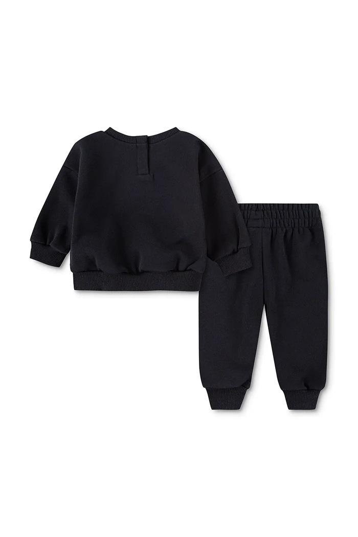 Nike Komplet dresowy niemowlęcy bawełniany 56M188 czarny AW26