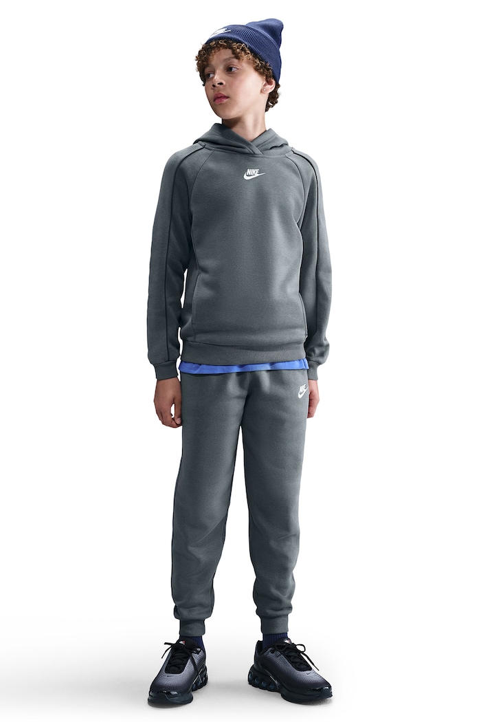 Nike Komplet dresowy dziecięcy Nike Sportswear Club Fleece szary HQ9318