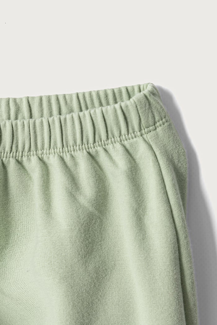 Băieți United Colors of Benetton Compleu de trening pentru bebeluși din bumbac cu elastan 3TEUAK01W.W.Seasonal verde