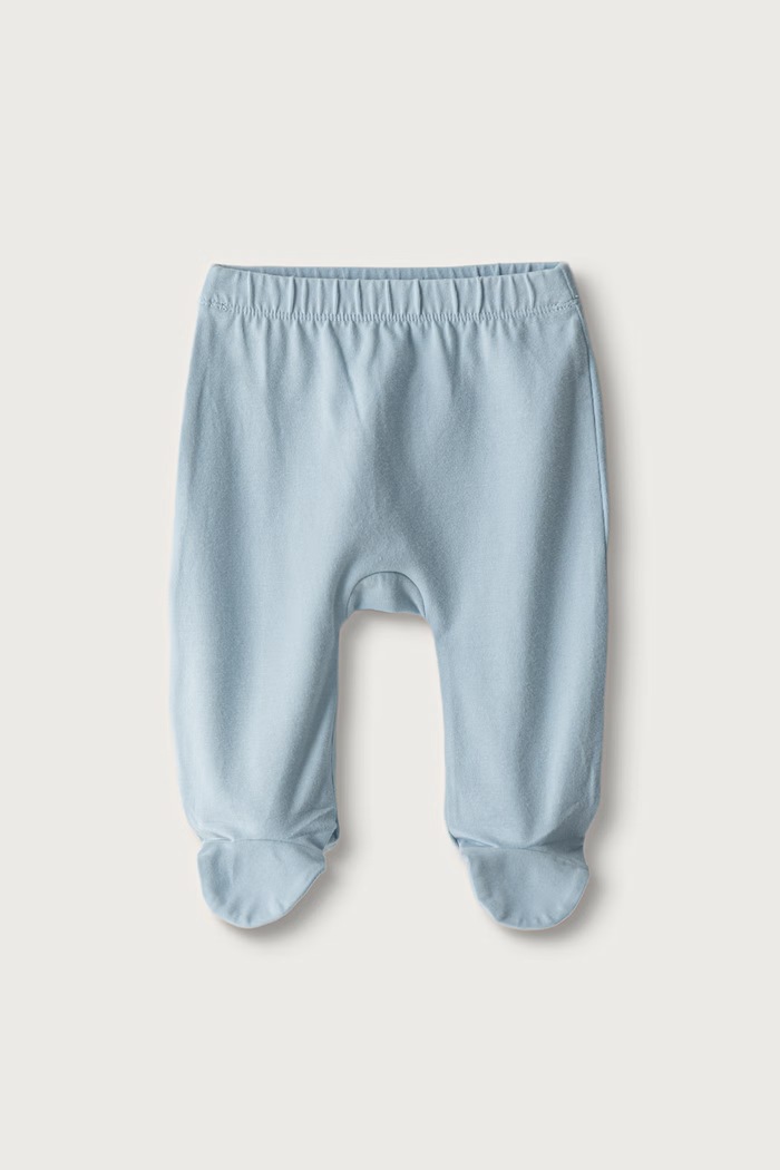 United Colors of Benetton Komplet codzienny niemowlęcy bawełniany z elastanem 3UMRAK01X.W.Seasonal niebieski AW26