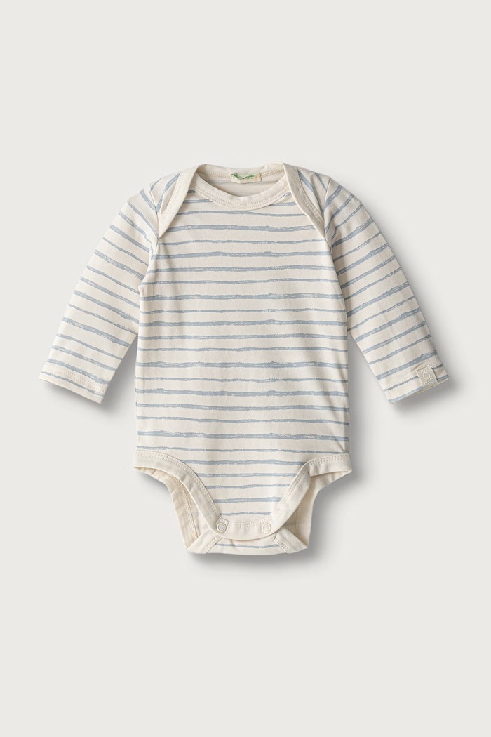 Chłopiec United Colors of Benetton Komplet codzienny niemowlęcy bawełniany z elastanem 3UMRAK01X.W.Seasonal niebieski