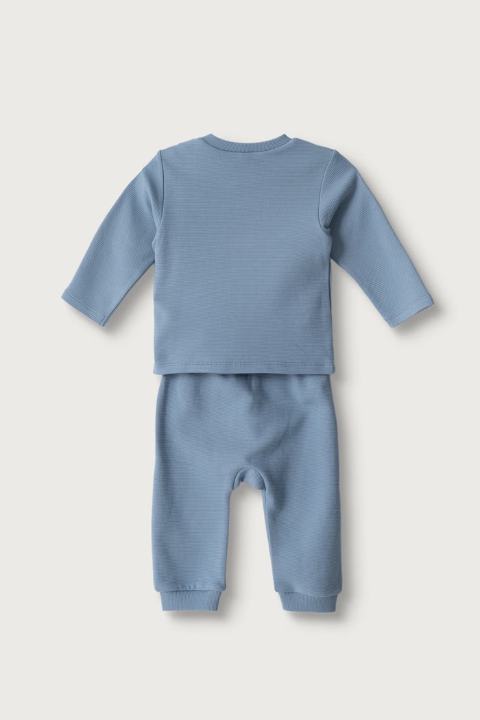 United Colors of Benetton Komplet za djecu od pamuka 30THAK018.W.Season.9BY2 plava AW26