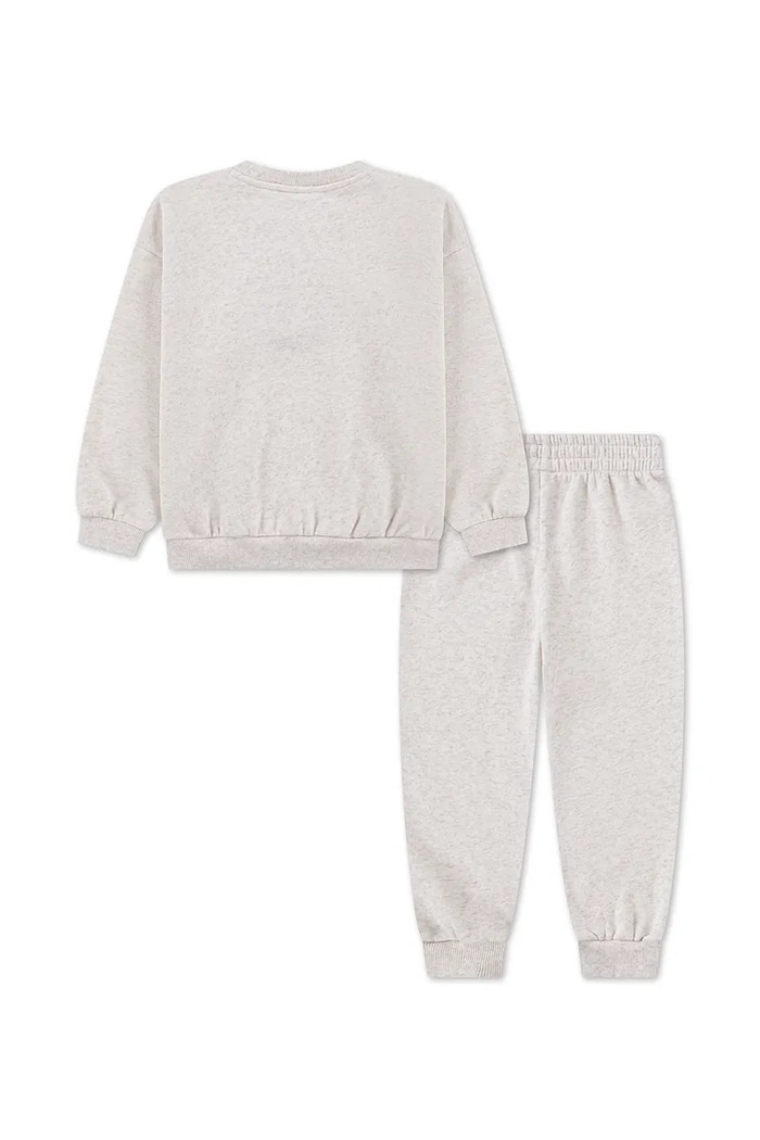 Nike Komplet dresowy dziecięcy z bawełną beżowy 86M188