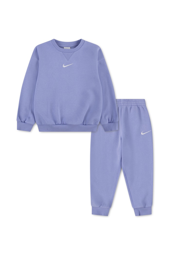 Nike Komplet dresowy dziecięcy z bawełną fioletowy 86M188