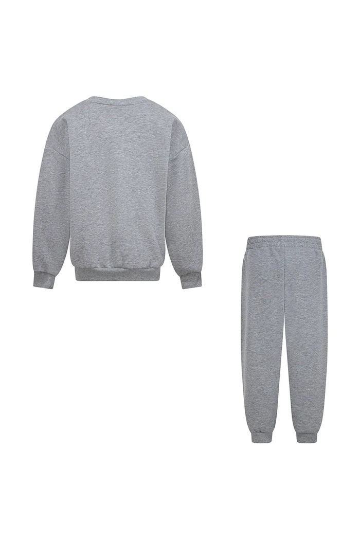 Nike Σετ φόρμας παιδικό με βαμβάκι 86M188 γκρί AW26