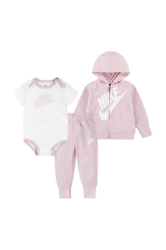 Nike Komplet dresowy niemowlęcy różowy 66J461