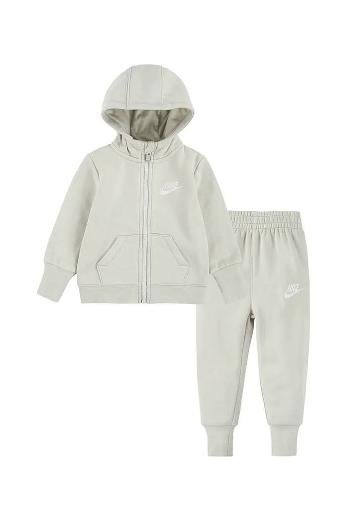 Nike Komplet dresowy niemowlęcy bawełniany biały 66J456