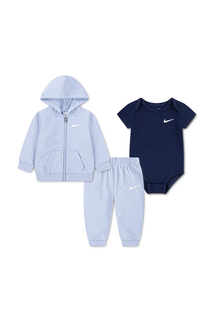 Nike Σετ φόρμας βρεφικό με βαμβάκι μπλε 56L940