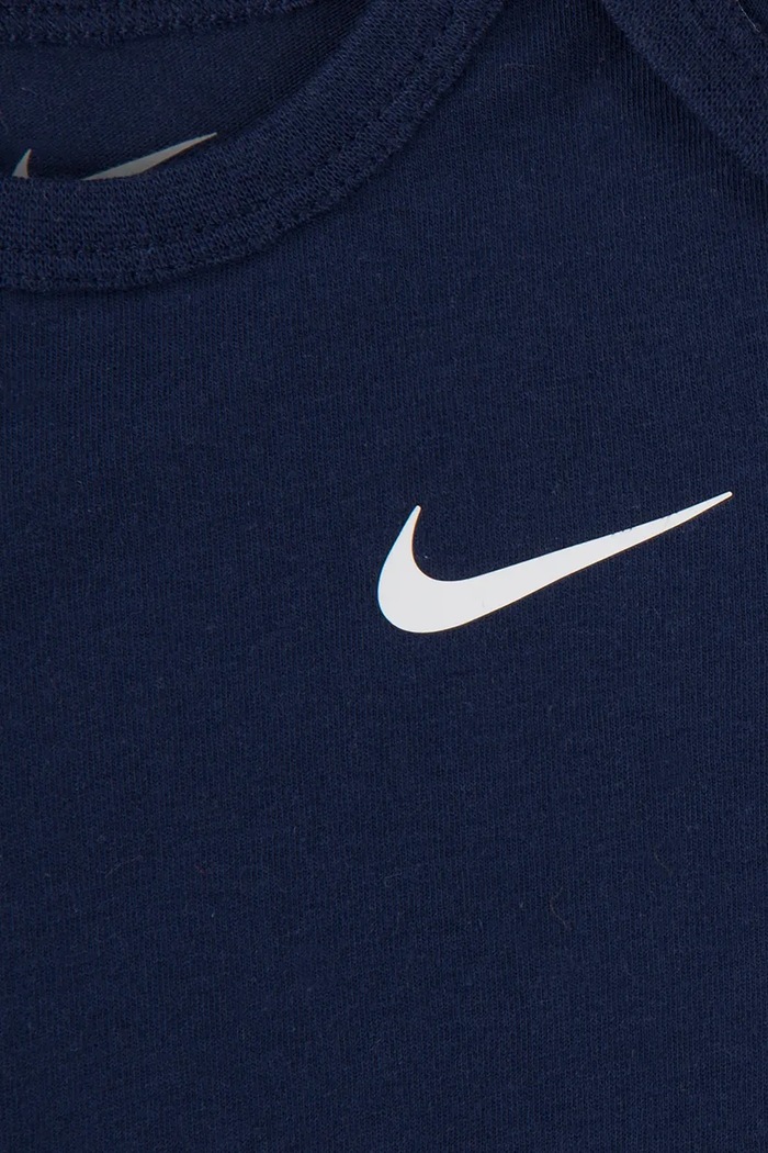 Nike Komplet dresowy niemowlęcy z bawełną 56L940 niebieski AW26