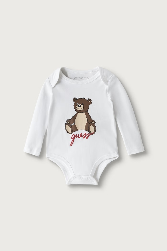 Guess Komplet dresowy niemowlęcy z bawełną H6BG10.K6029.9BY2 granatowy AW26