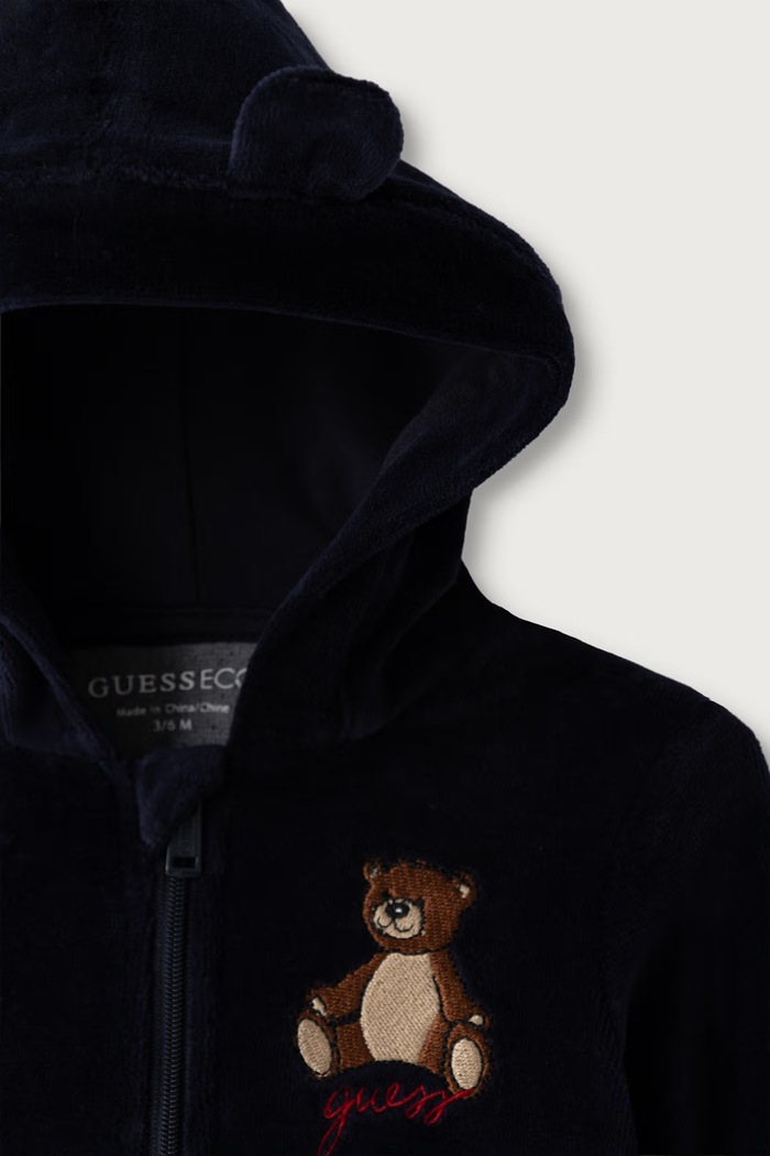 Guess Komplet dresowy niemowlęcy z bawełną H6BG10.K6029.9BY2