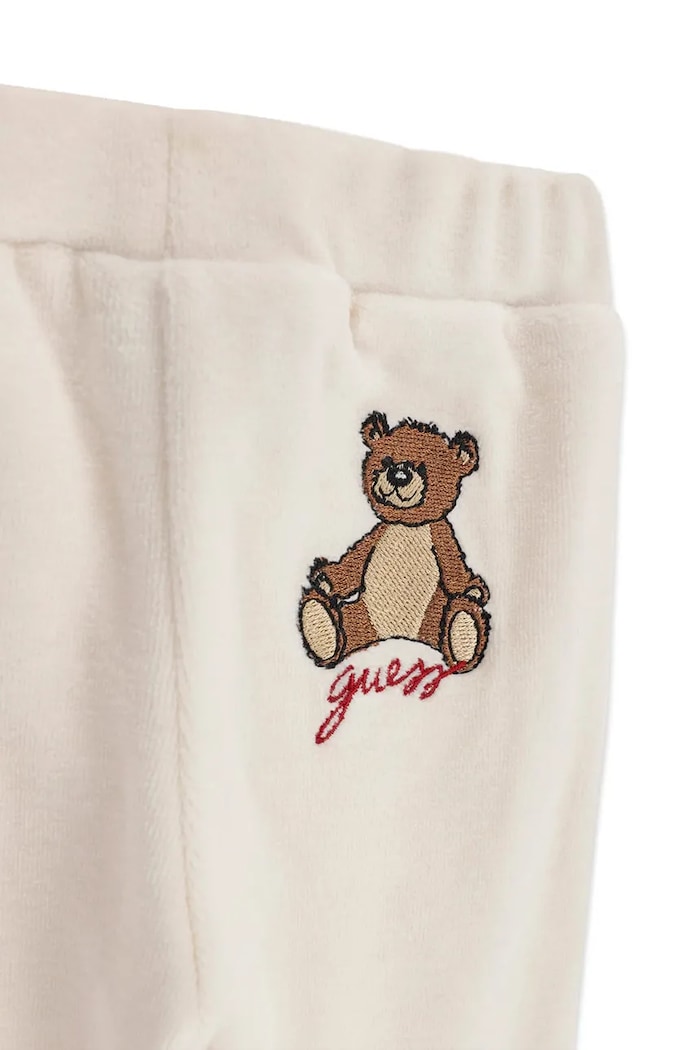 Niemowlęce bawełniane Guess H6BG09.K6028.9BY2 beżowy