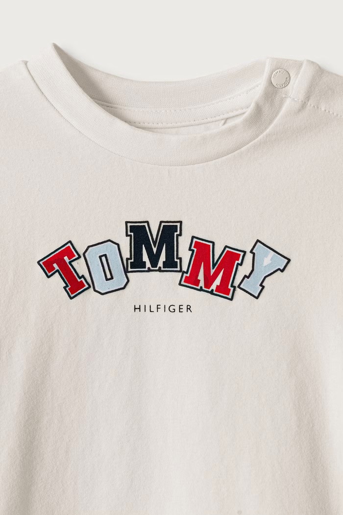Tommy Hilfiger Komplet niemowlęcy bawełniany z elastanem KN0KN02327.9BY2