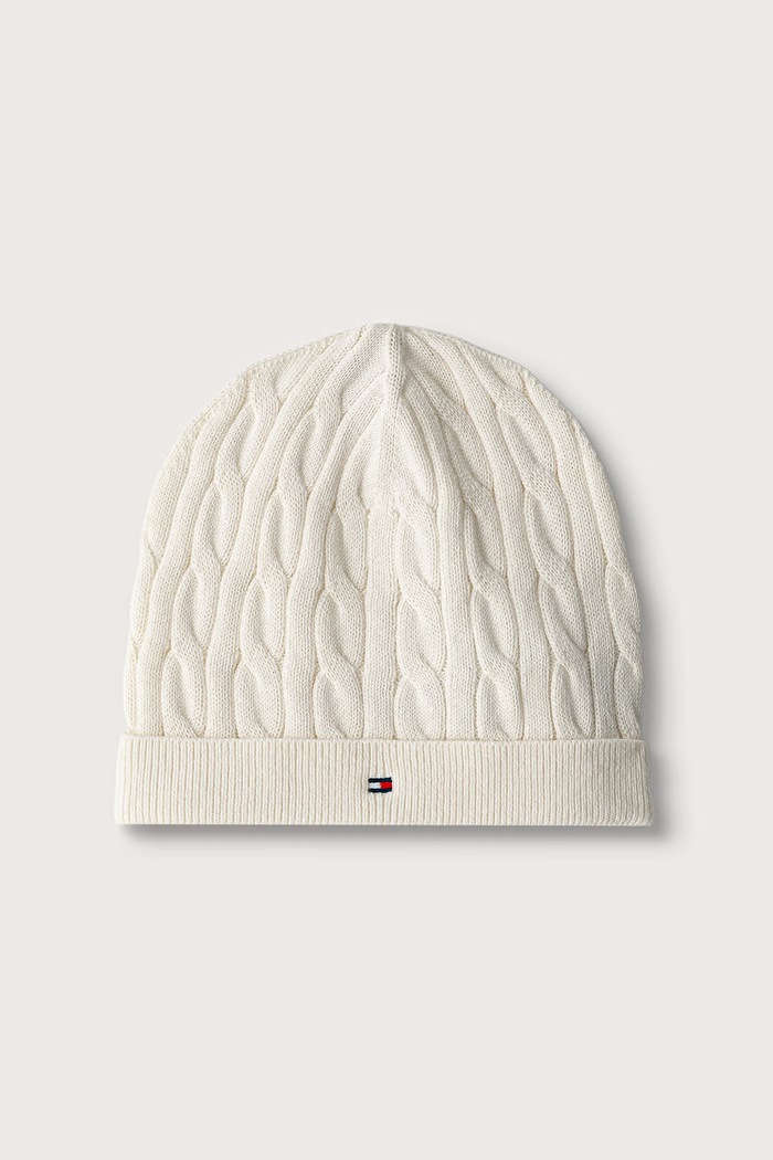 Chłopiec Tommy Hilfiger Komplet codzienny dziecięcy bawełniany KN0KN02080.9BY2 beżowy