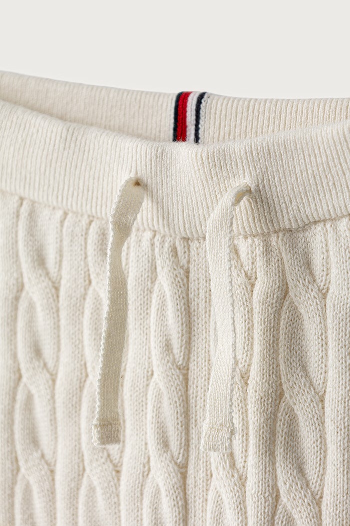 Komplet codzienny dziecięcy bawełniany Tommy Hilfiger KN0KN02080.9BY2 beżowy