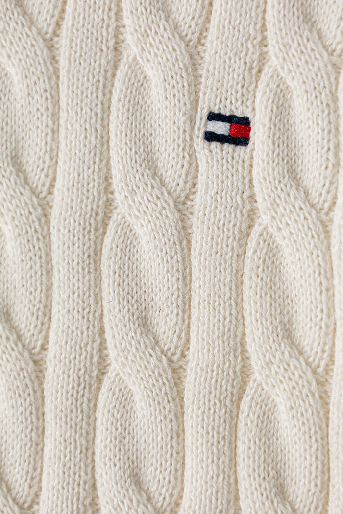 Komplet codzienny dziecięcy bawełniany Tommy Hilfiger beżowy KN0KN02080.9BY2