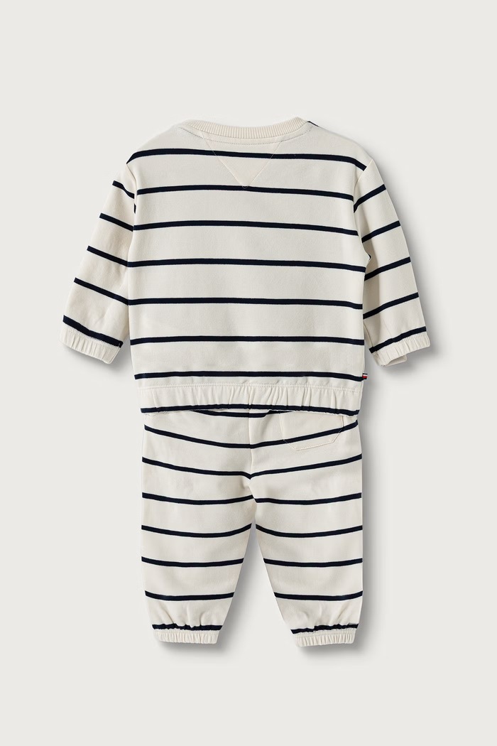 Tommy Hilfiger teplákový set dětský bavlněný s elastanem KN0KN02320.9BY2 béžová AW26