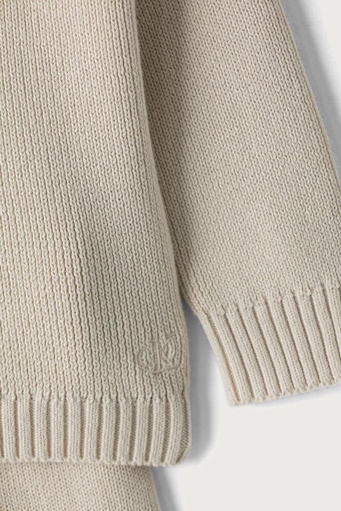Calvin Klein Jeans komplet dziecięcy bawełniany beżowy LVCKFJI04N.9BY2