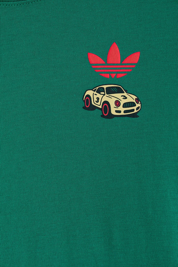 Κοριτσίστικα adidas Originals καθημερινό σετ παιδικό με βαμβάκι LH4725 πράσινο