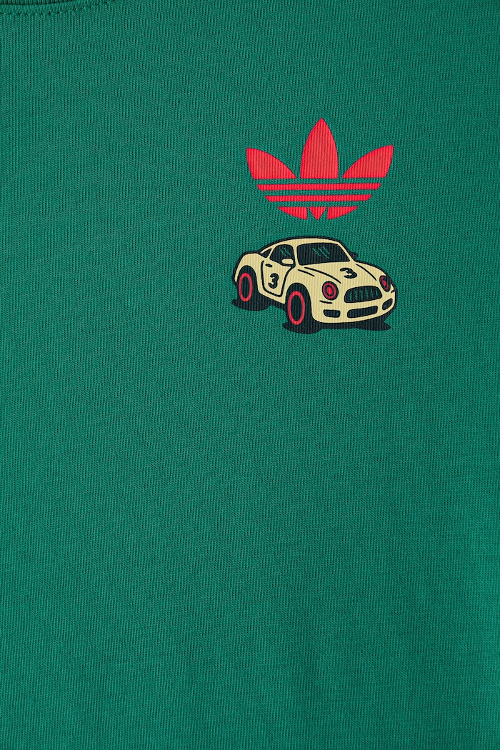 Κοριτσίστικα adidas Originals καθημερινό σετ παιδικό με βαμβάκι LH4725 πράσινο