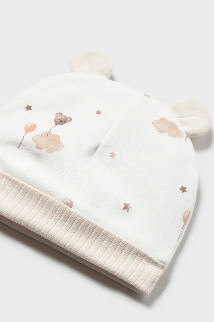 Mayoral Newborn kombinezon za bebe od pamuka s elastanom 2748.1A.Newborn.9BY2 bež