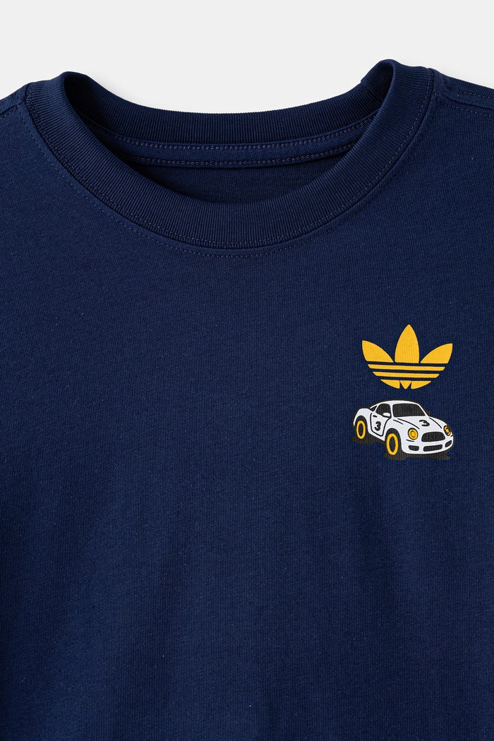adidas Originals komplet dziecięcy bawełniany granatowy LH4726