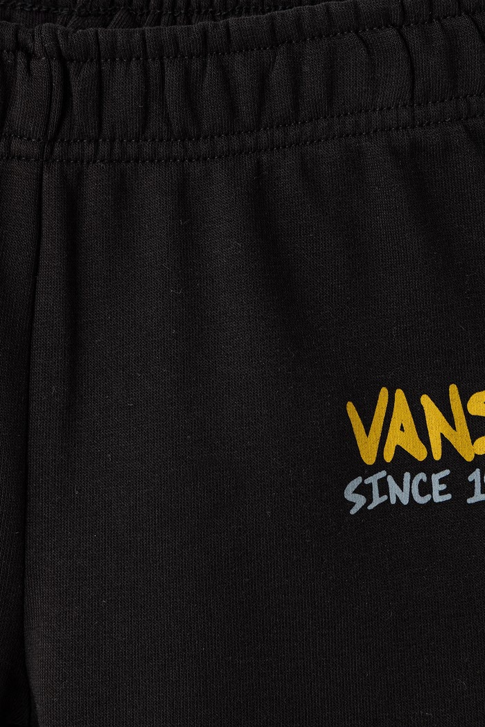 Vans komplet dresowy dziecięcy z bawełną Checker Bros FZ Set czarny VN0011V2BLK1