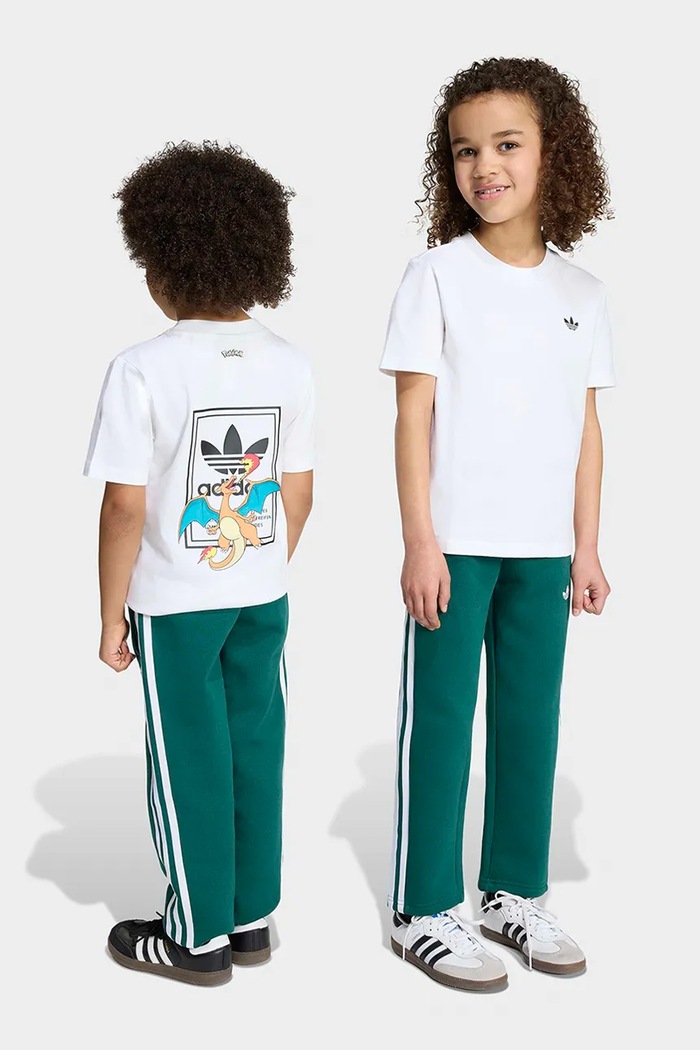 adidas Originals Komplet dziecięcy z bawełną POKEMON biały KS7088