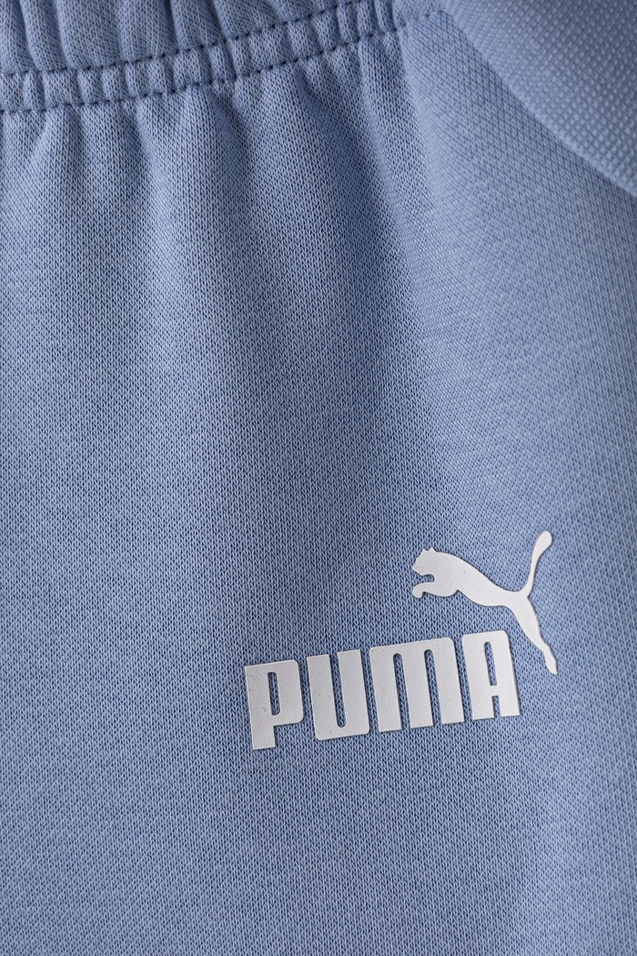 Puma komplet dresowy dziecięcy z bawełną MINICATS ESS Crew Set FL INF niebieski 686280.9BY2