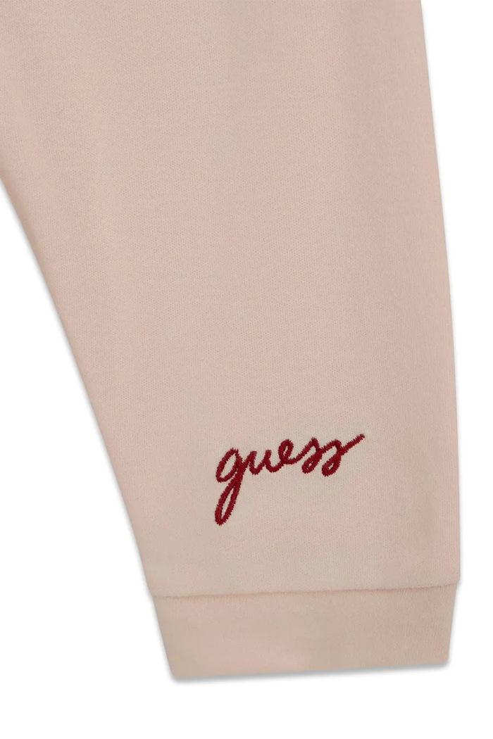Guess dres niemowlęcy bawełniany H6YG09.K4135.9BY2 beżowy